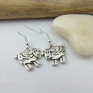 Small Dangle Silver Metal Alloy Sleep Earrings